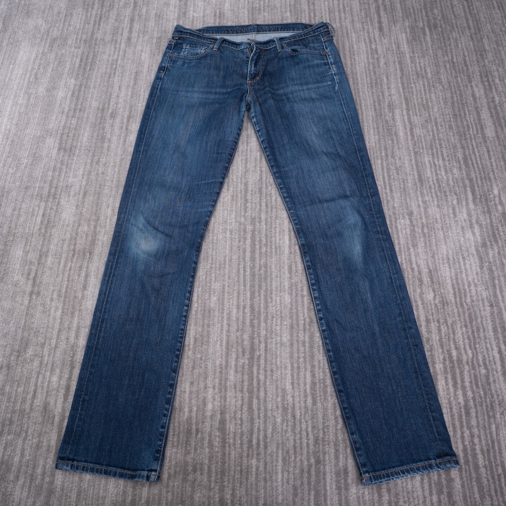Citizens of Humanity Elson Jeans Womens 30 Fit 33x33 Blue Good Straight Leg